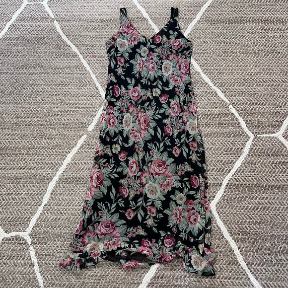 Positive Attitude Floral dress Sz 16 - Picture 1 of 5
